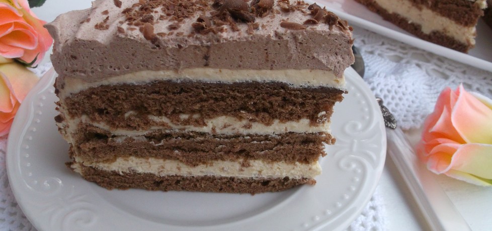 Tort czekoladowo  chałwowy. (autor: babeczka35)