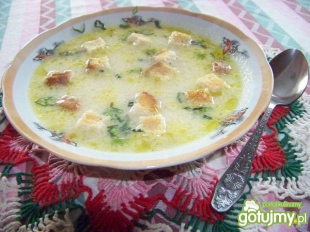 Zupa serowa z grzankami  najlepsze przepisy kulinarne
