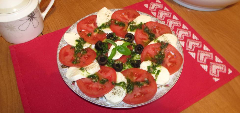 Pomidory z pesto i mozzarellą (autor: marcela)
