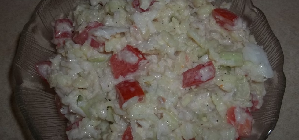 Sałatka z pekińskiej i ryżu (autor: gosia1988)