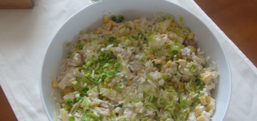 Sałatka ryżowa z kurczakiem (autor: 2milutka)