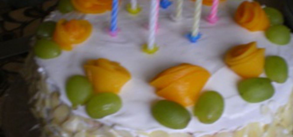 Tort imieninowy z owocami (autor: ilka86)
