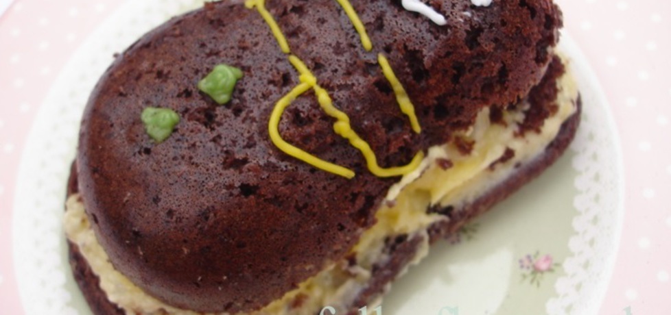 Tort czekoladowy z masą z kiwi i mango (autor: ewa ...
