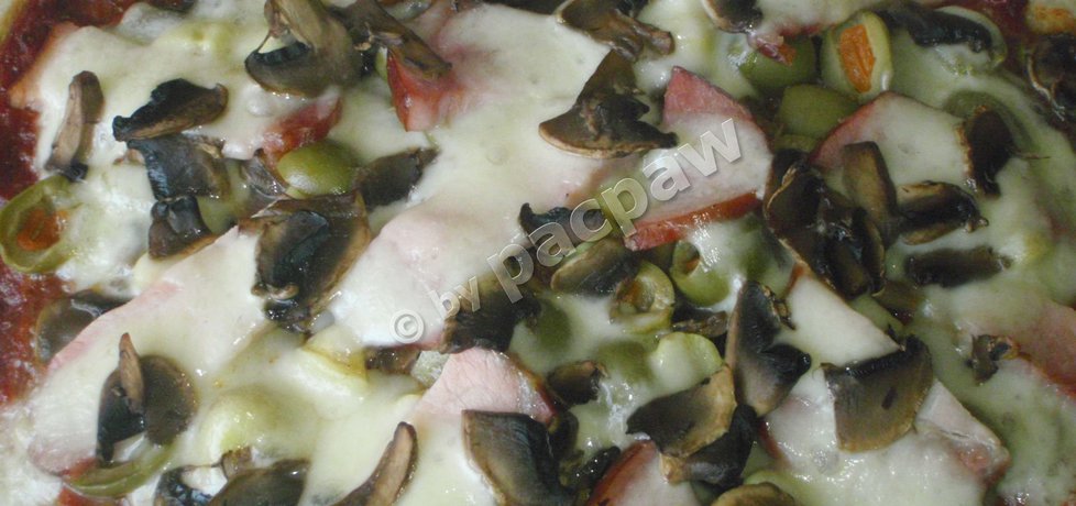 Pizza na zakwasie podwójnie czosnkowa (autor: pacpaw ...