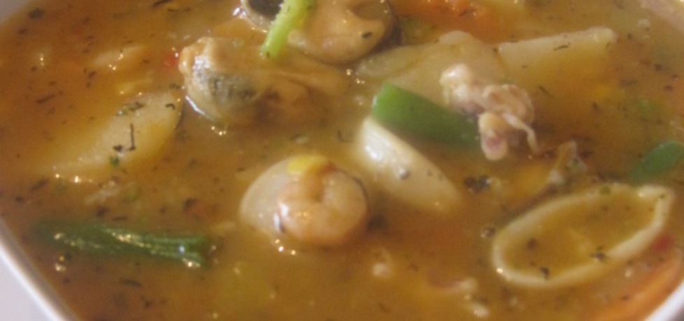 Pikantna zupa z owocami morza﻿ i warzywami (autor: jolantaps ...