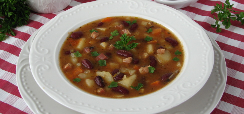 Pikantna zupa z czerwoną fasolą (autor: bogusia