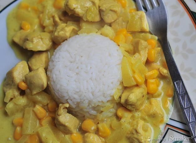 Potrawka z kurczaka w sosie curry