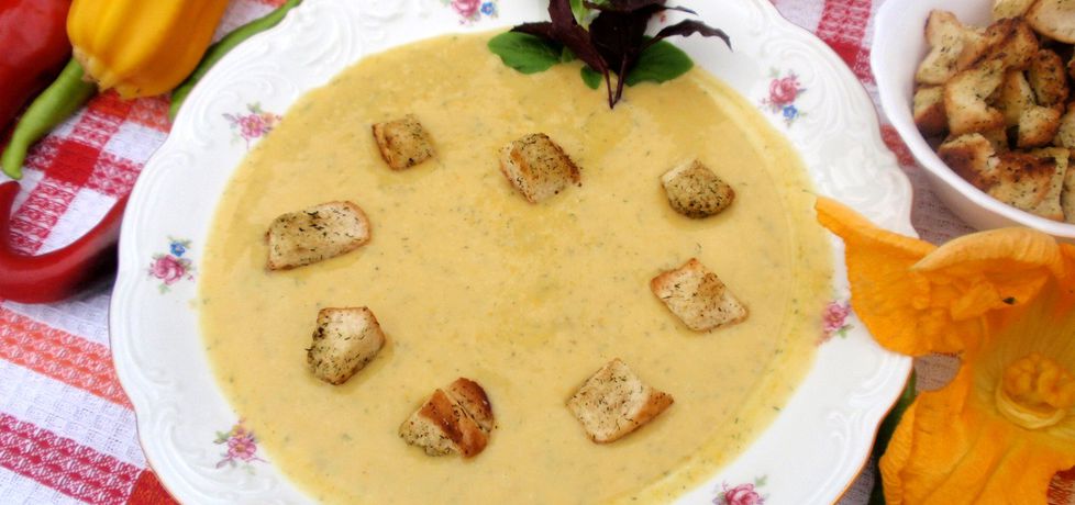 Zupa krem z żółtej cukinii (autor: gosia56)