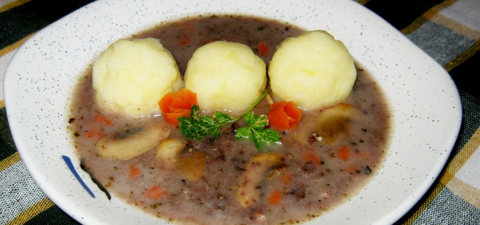 Barszczyk z kaszanką do ziemniaków (autor: katarzynka455 ...