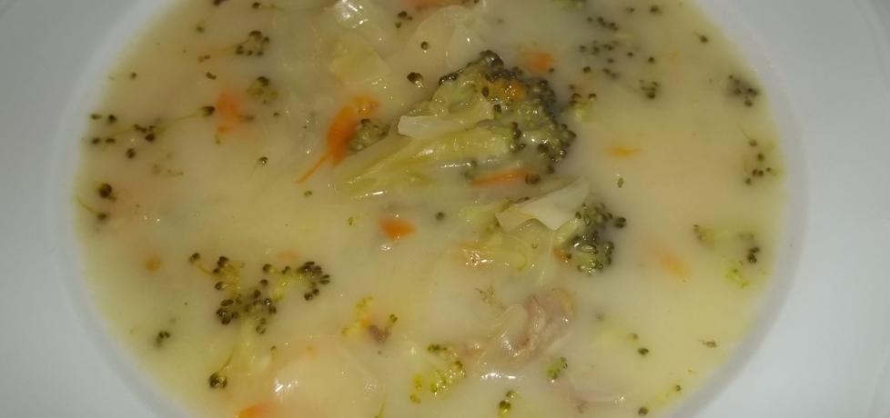 Zupa brokułowa z kapustą (autor: gosia1988)