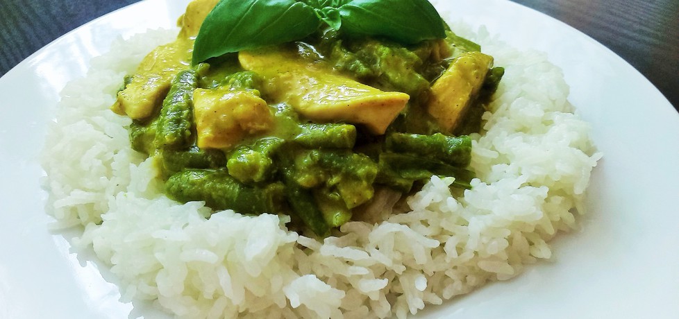 Kurczak curry z zieloną fasolką (autor: futka)