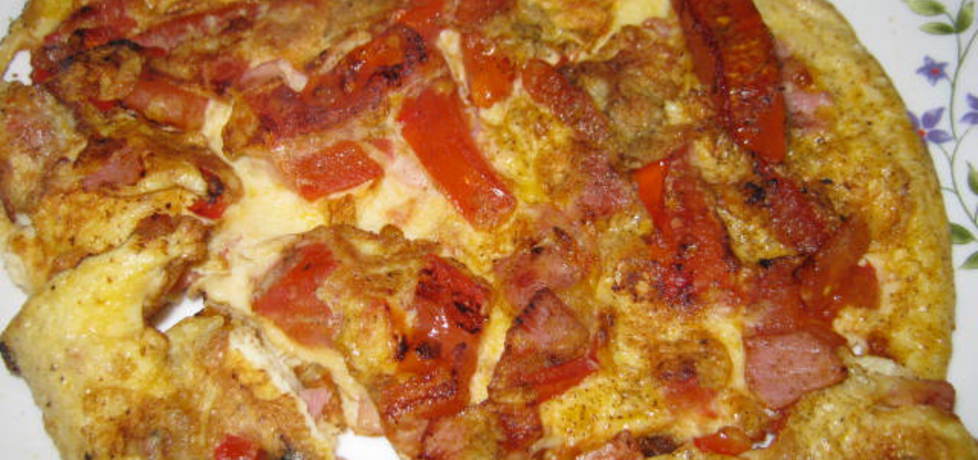 Omlet z pomidorami, szynką i chili (autor: katarzyna74 ...
