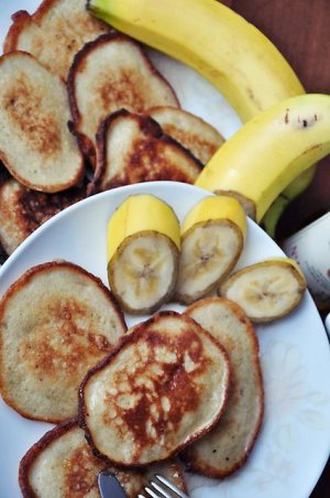 Placuszki bananowe  prosty przepis i składniki