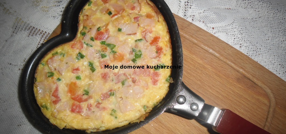 Omlet z szynką i pomidorem (autor: bozena6)