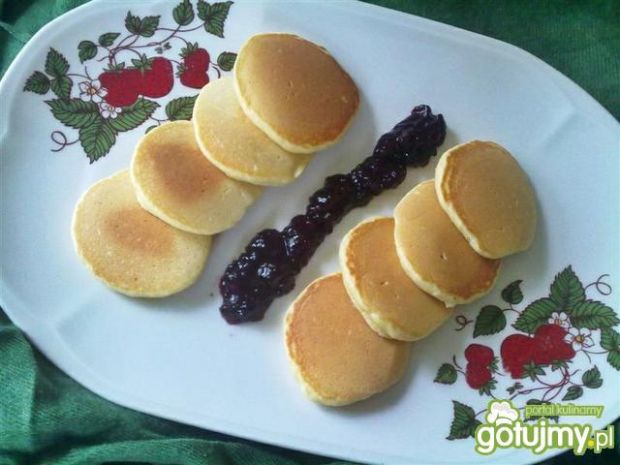 Przepis  mini pancakes cytrynowe przepis