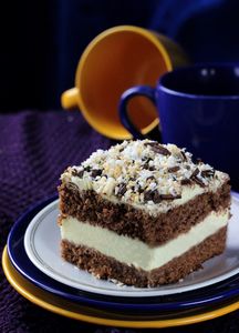 Mleczna kanapka – ciasto czekoladowe z kremem ...