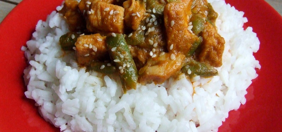 Curry z kurczaka z fasolką szparagową (autor: dagita ...