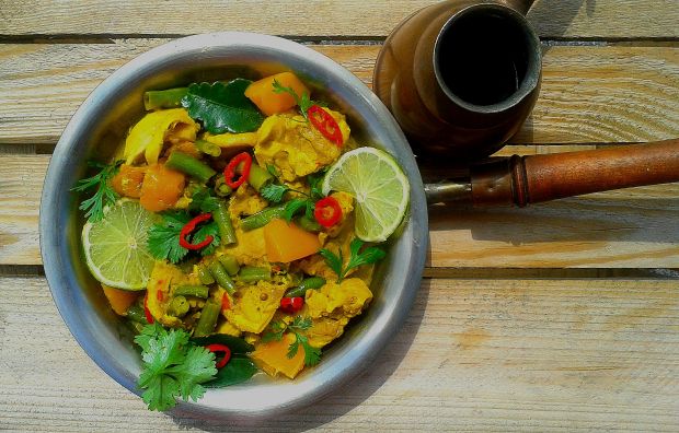 Przepis  curry z kurczaka z mango przepis