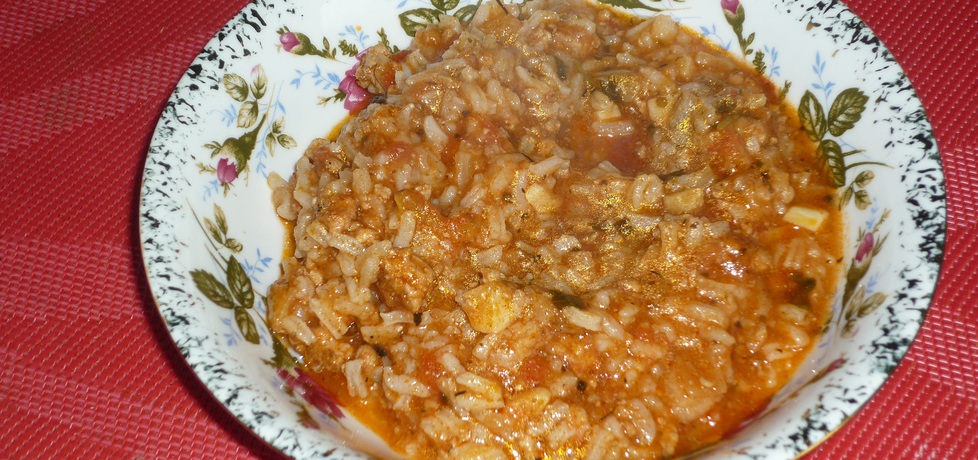 Potrawka wieprzowa z ryżem (autor: wafelek2601)