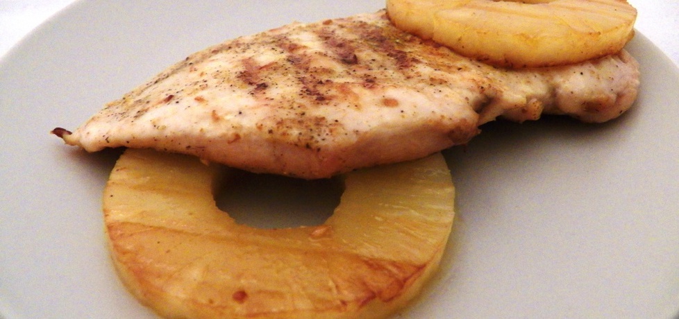 Kurczak z ananasem z patelni grillowej (autor: koper ...