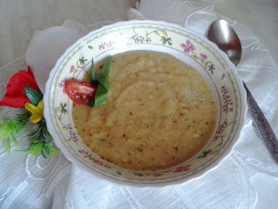 Musztardowa zupa krem z ziemniakami
