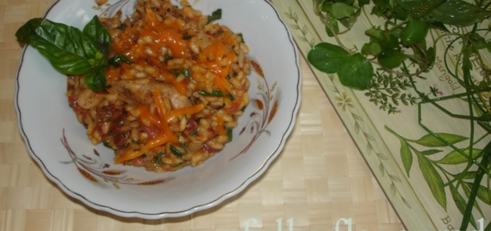 Pomidorowe risotto z indykiem (autor: ewa)