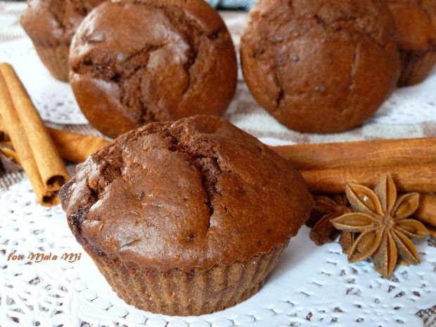 Przepis  muffinki czekoladowo