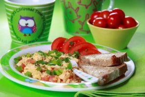Jajecznica pomidorowa  prosty przepis i składniki