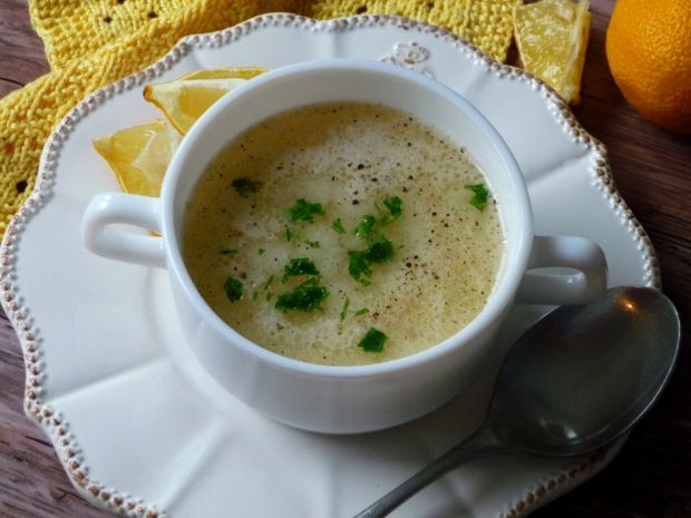 Przepis  zupa cytrynowa z makaronem przepis