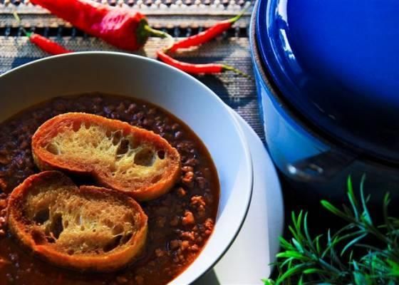 Przepis  zupa pomidorowa z czerwonym winem przepis