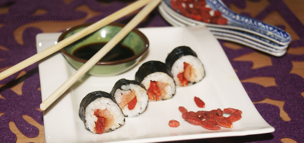 Sushi z jagodami goji (autor: paulisiaelk)