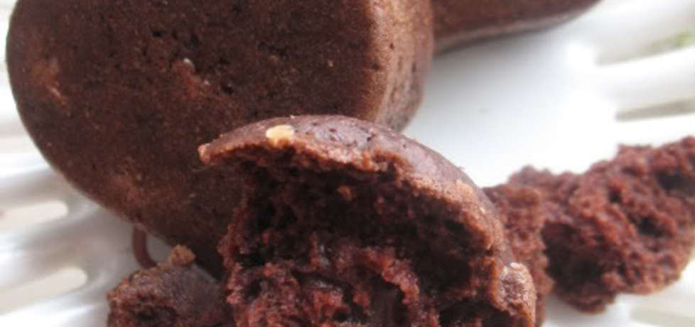Walentynkowe muffinki kakaowe z wiśniami z wisniowki (autor ...