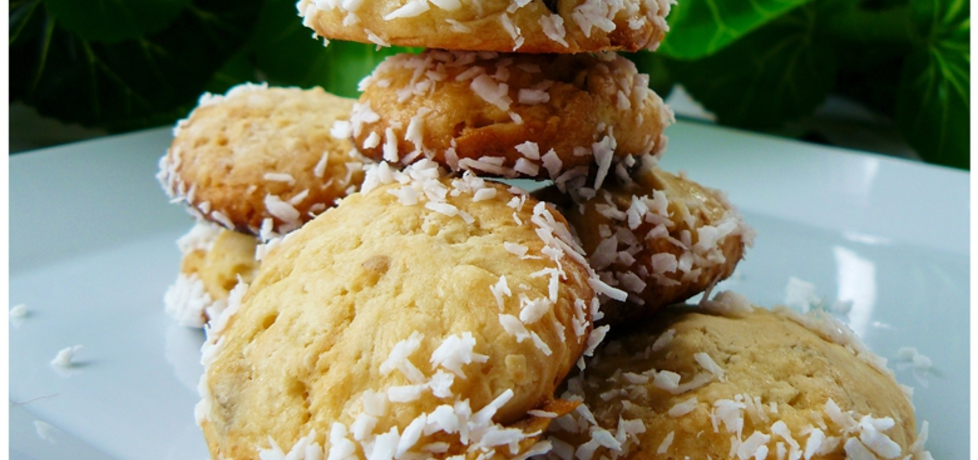 kruche ciasteczka daktylowo  kokosowe  (autor: ostra-na