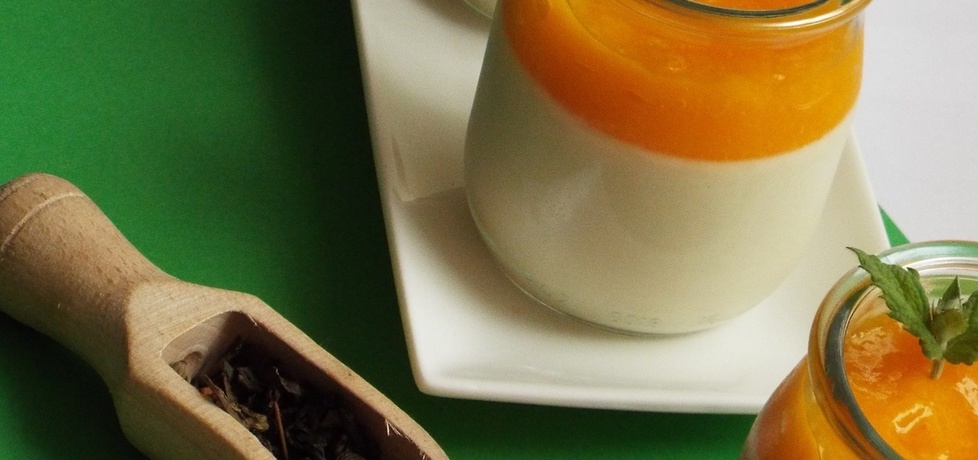 Krem z zielonej herbaty z musem mango (autor: jola91 ...