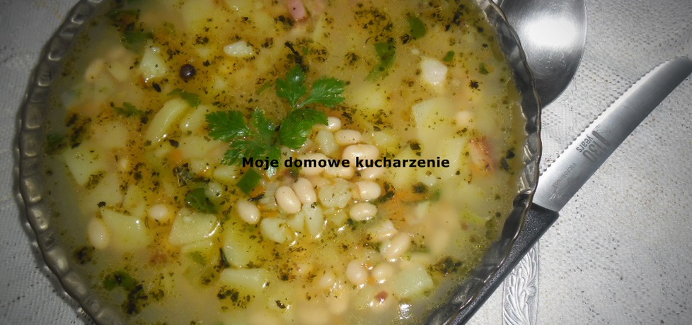 Zupa fasolowa  gsód suppe (autor: bozena6)