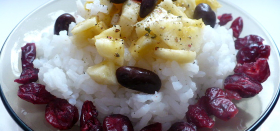 Deser ryżowy z bananem i żurawiną (autor: parysek10 ...