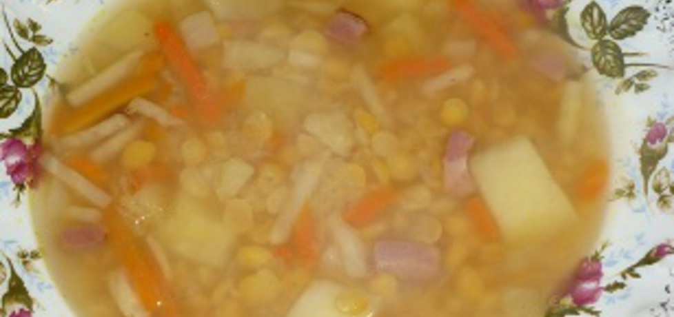 Zupa grochowa z boczkiem (autor: wafelek2601)