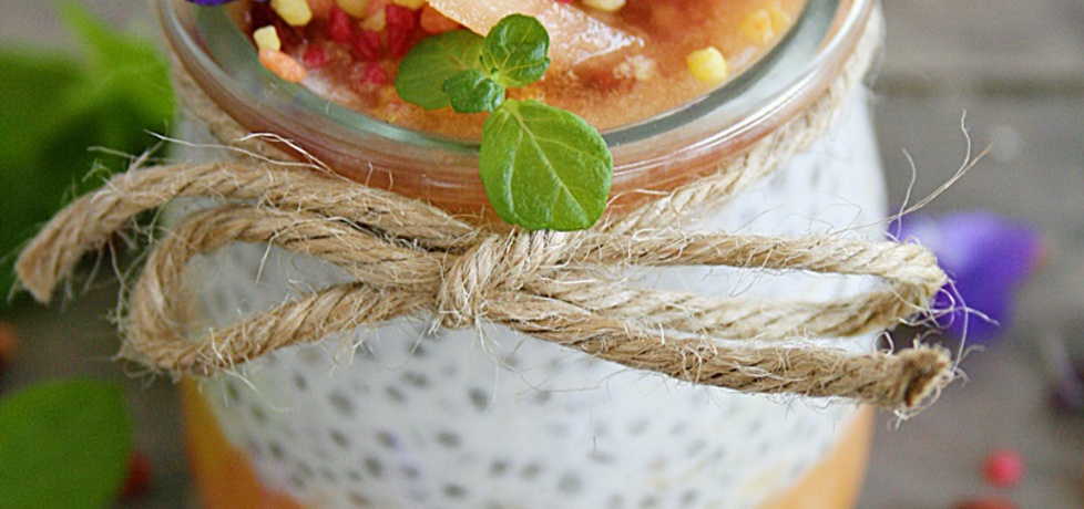 Pudding z chia z melonem (autor: kuchnia-marty)
