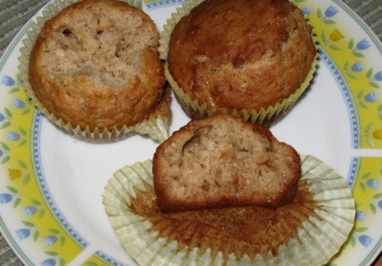 Muffinki owsiane z miodem