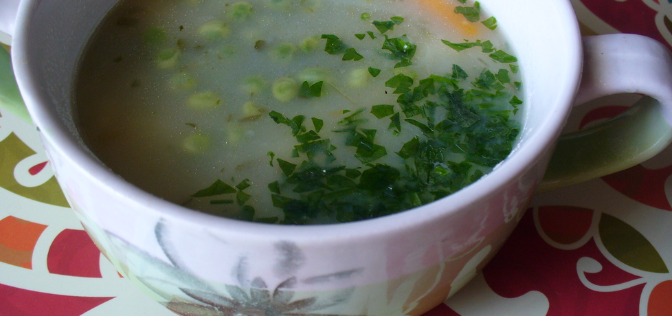 Zupa z zielonym groszkiem (autor: jagoda5913)