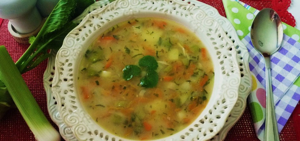 Zupa warzywna z bluszczykiem (autor: renatazet)