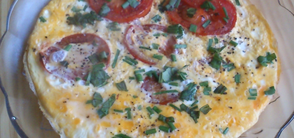 Omlet z pomidorami i bazylią (autor: edith85)