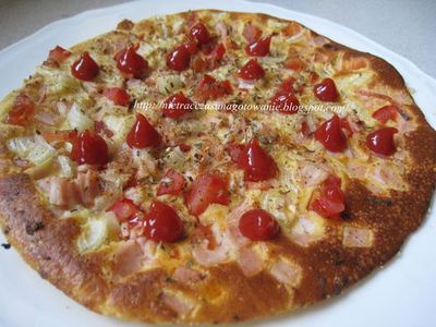 Odchudzona pizza z kaszą manną