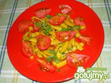Przepis  sałatka z fasolki i pomidorów przepis