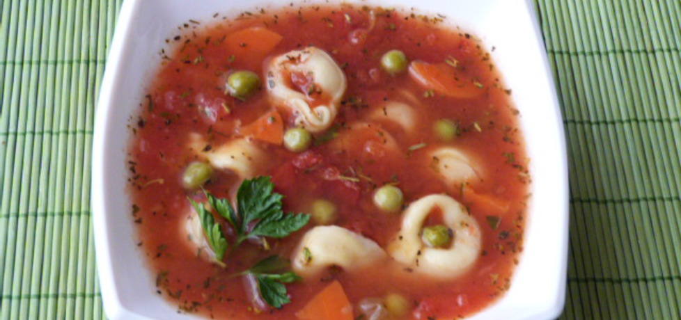 Zupa pomidorowa z tortellini z szynką (autor: renatazet ...