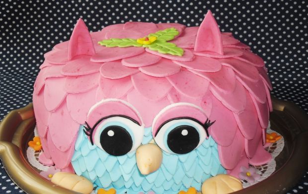 Przepis  tort urodzinowy sowa przepis
