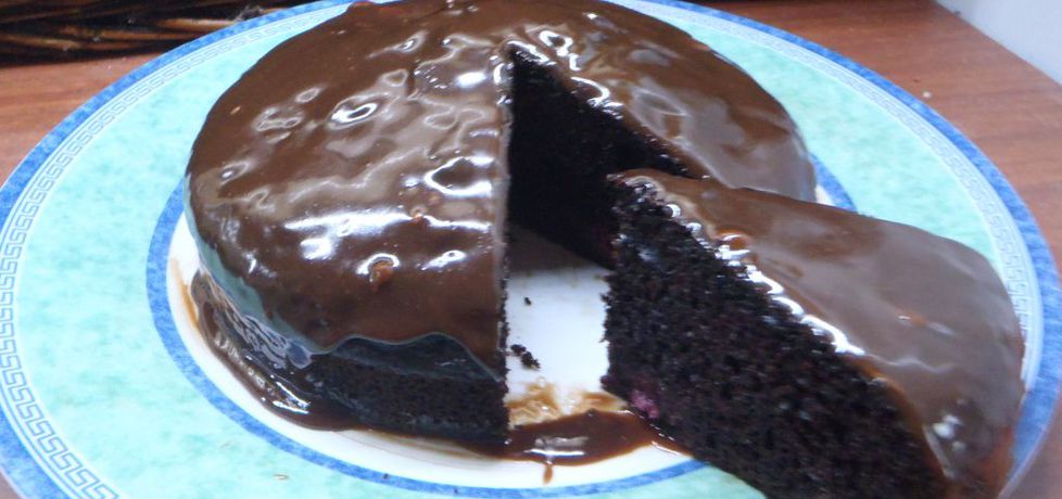 Czekoladowe ciasto z wiśniami (autor: katarzyna87 ...