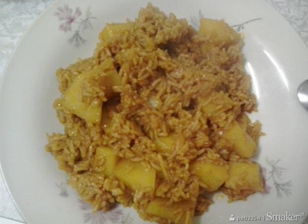 Ryż z ziemniakami po pakistańsku