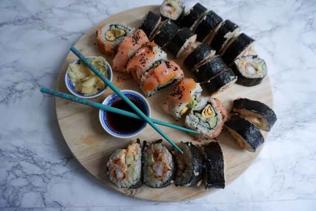 Przepis  sushi maki, hosomaki  zestaw przepis