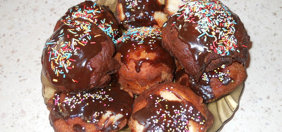 Pączki drożdżowe z czekoladą (autor: smakolykijoanny ...